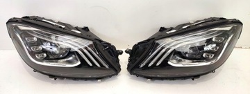 MERCEDES S TŘÍDA W222 FACELIFT PRAVÁ LEVÝ KOMPLET MULTIBEAM NIGHT VISION