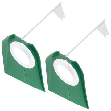GOLFOWE krążki treningowe z otworem na kubek golfowe pomoce szkoleniowe gadżety PIŁKI 2 SZT.