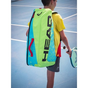 HEAD JUNIOR COMBI NOVAK BAG BLGE детская теннисная сумка