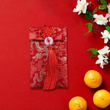Китайский Лунный Новый Год Красный Подарочный Конверт Денежный Конверт Вертикальный Стиль
