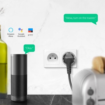 ИНТЕЛЛЕКТУАЛЬНАЯ РОЗЕТКА BLITZWOLF, умная розетка, WIFI, таймер, часы, программатор