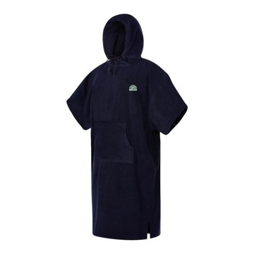 Poncho Mystic Velour Night Blue