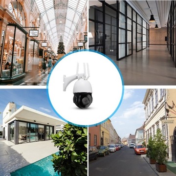 НАРУЖНАЯ ВРАЩАЮЩАЯСЯ КАМЕРА С 30-кратным ЗУМОМ SIM GSM 5MPX