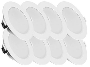 Zestaw Lampki na Sufit Panel SLIM LED ECO 6W 8x