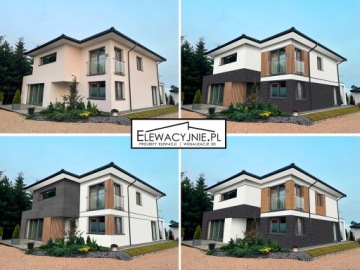 Дизайн фасада, 3D визуализации Elewacyjnie.pl