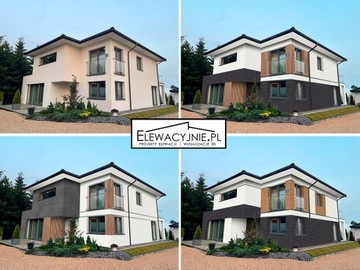 Дизайн фасада, 3D визуализации Elewacyjnie.pl