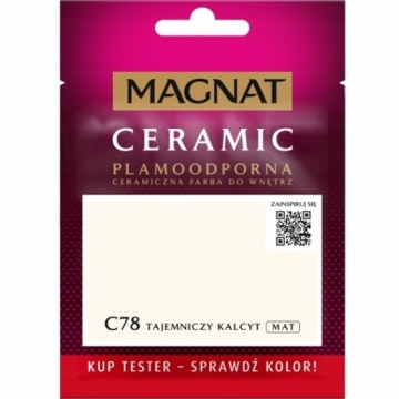 FARBA MAGNAT CERAMIC CERAMICZNA WNĘTRZ MATOWA 0,03L C78 TAJEMNICZY KALCYT