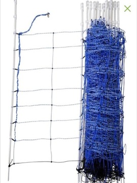 SIATKA DLA OWIEC OVINET MAXI 50M WYS.122CM NIEBIESKO-BIAŁA KERBL