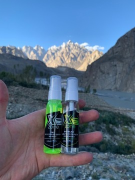 Дорожный набор для чистки шлема Xzone Silver