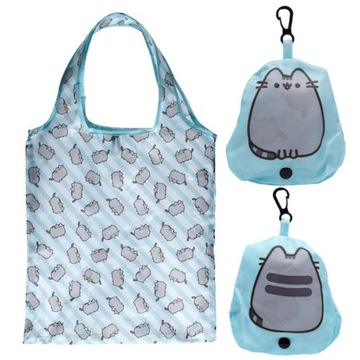 PUSHEEN TORBA na zakupy SKŁADANA w pokrowcu MOCNA