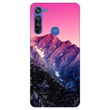 Etui do Motorola Moto G8 Power Góry widok wzory