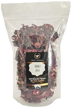 HIBISKUS HERBATA 60g kwiat hibiskusa suszony naturalny aromatyczny