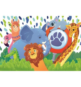 NA TROPIE PUZZLE 90 el prezent dla 5 latka 5+