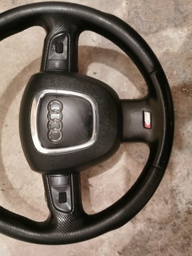 Kierownica Audi A4 B7 A6 C6 AIRBAG S LINE LOPATKI MULTIFUNKCJA