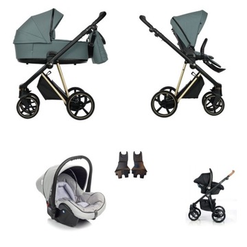 Wózek 3w1 Roan Ivi Pine Green