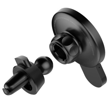 Автомобильный держатель с зарядным устройством Magsafe + Ring 15 Вт