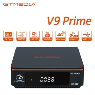 Цифровой спутниковый декодер сигнала V9 Prime DVB-S2 Full HD FTA со встроенным Wi-Fi