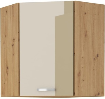 WISZĄCA NAROŻNA SZAFKA ARTISAN CAPPUCINO 58X72