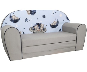 SOFA Z PIANKI ROZKŁADANA DLA DZIECKA DZIECI PIANKOWA DO ZABAWY NA PREZENT
