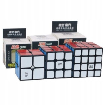 Zestaw 3 x kostka logiczna 2x2x2 3x3x3 4x4x4
