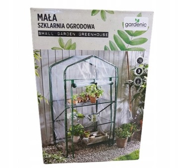 MAŁA SZKLARNIA OGRODOWA GARDENIC 125x70x46 CM 24H