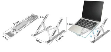 ПОДСТАВКА ДЛЯ НОУТБУКА, СКЛАДНОЙ ПЛАНШЕТ, ALU, ALU 1