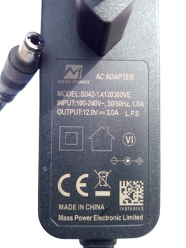 ZASILACZ NISKONAPIĘCIOWY MODEL SO42-1A1203000VE