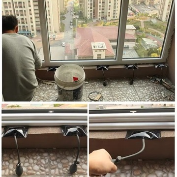 ПОДУШКА КРЕПЛЕННАЯ ПНЕВМАТИЧЕСКАЯ ДЛЯ ПОДЪЕМНОГО ОКНА КОМПЛЕКТ МЕБЕЛИ 150 КГ 2 ШТ.