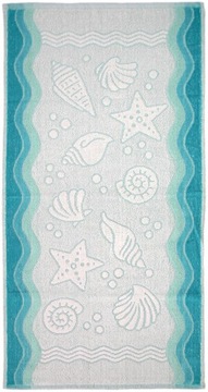 MIĘKKI RĘCZNIK KĄPIELOWY FLORA 70x140 GRENO ATEST