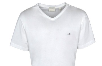 GANT, t-shirt męski, biały, 3XL