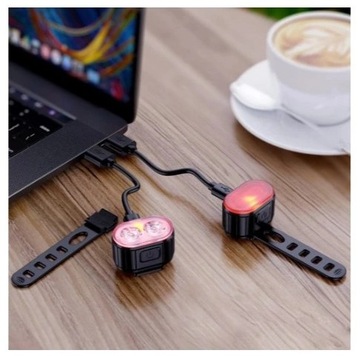 Oświetlenie rowerowe LOGIT SYGNAŁ ŚWIATŁO