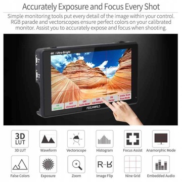 Монитор для просмотра LUT6 Feelworld