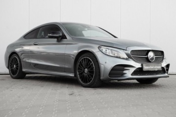 Mercedes Klasa C W205 Coupe Facelifting 1.5 200 184KM 2019 Mercedes-Benz Klasa C 200 4Matic AMG Line 59 000 KM Salon PL Autotrade, zdjęcie 3