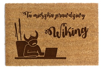 ДВЕРНОЙ КОВРИК Любая надпись, 40х60см.