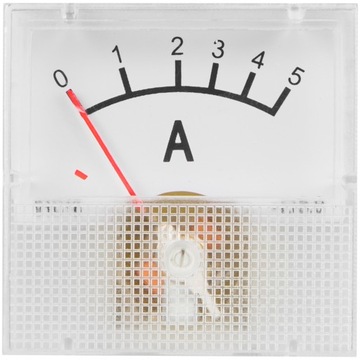 Miernik analogowy amperomierz 5A + bocznik mini