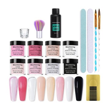 Портативный порошок для погружения, набор из 8 размеров