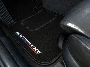 ВЕЛУРОВЫЕ КОВРИКИ ДЛЯ BMW 3 E46 (1998 - 2007) + ВЫШИВКА