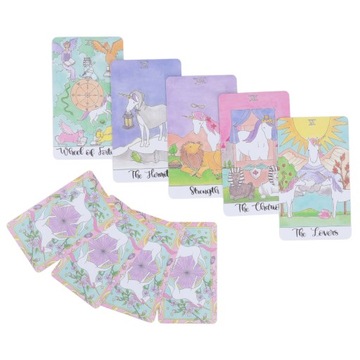 НАБОР ИЗ 78 КАРТ ТАРО КРИСТАЛЛ ЕДИНОРОГ ТАРО