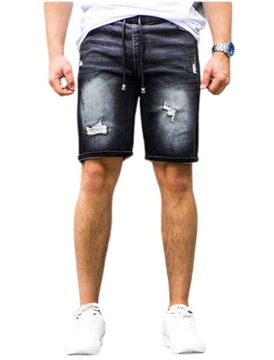S - MĘSKIE SPODENKI JEANSOWE
