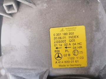 MERCEDES 414 VANEO SVĚTLO PŘEDNÍ PRAVÁ ORIG. EVROPA