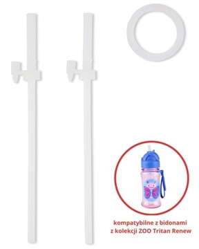 Skip Hop Zapasowe Słomki do Bidonu Tritanowego 2szt Tritan Rene