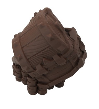 Волшебный сундук с золотом - башня для игральных костей - Mimic Dice Tower Brown