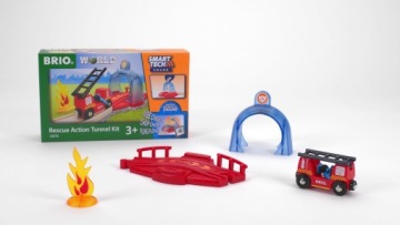 BRIO World Smart Tech Sound Rescue Action Tunnel Kit для детей в возрасте 3 лет U