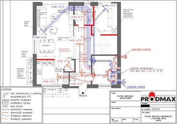 Rekuperacja Do Mieszkań 140-160 m2 Fi 75 Zestaw