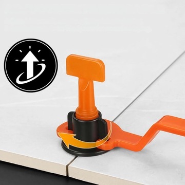 SYSTEM DO POZIOMOWANIA PŁYTEK KLINY KLIPSY UCHWYT 102 szt