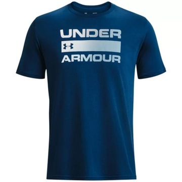 UNDER ARMOUR KOSZULKA ISSUE WORDMARK BLUE r. S