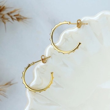 Игольчатые геометрические серьги-гвоздики в форме буквы C для женщин и мужчин St