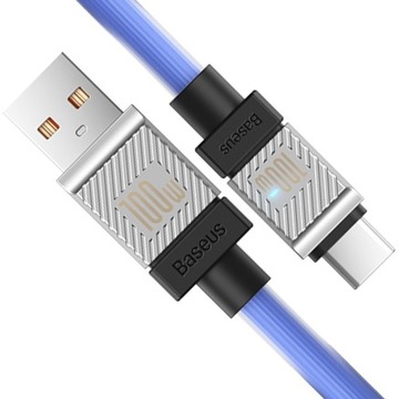 WZMACNIANY kabel usb usb-c Baseus przewód 100W 6A 2m SZYBKIE ŁADOWANIE