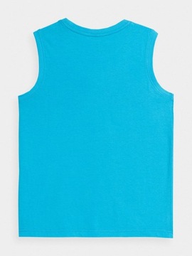 ФУТБОЛКА ДЛЯ МАЛЬЧИКОВ 4F, ТОП ИЗ ХЛОПКА БЕЗ РУКАВОВ