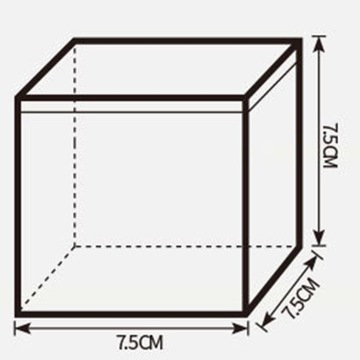 Прозрачный акриловый ящик для хранения.